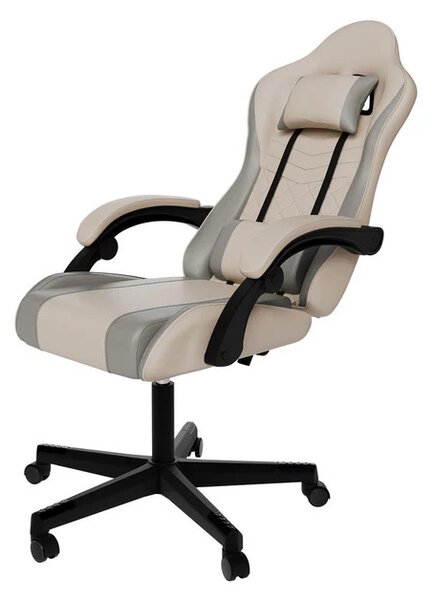 Kancelárska stolička HyperSeat - béžová/sivá