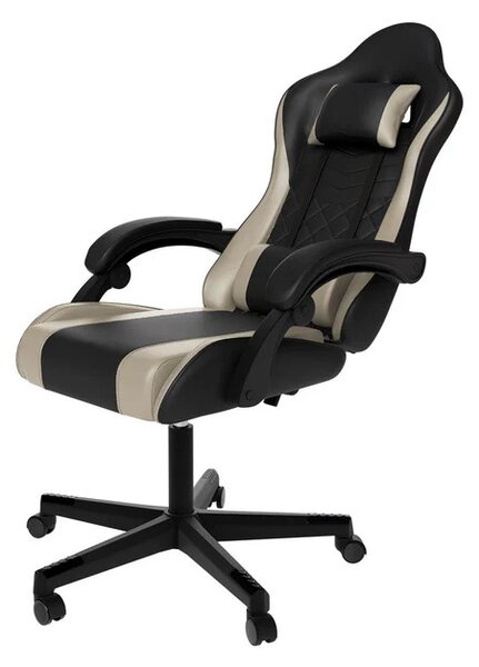 Kancelárska stolička HyperSeat - čierna/béžová
