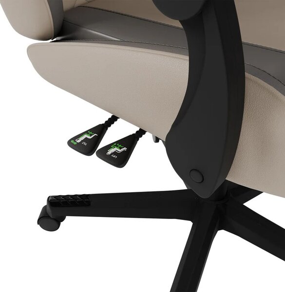 Kancelárska stolička HyperSeat - béžová/sivá
