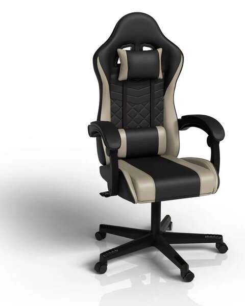 Kancelárska stolička HyperSeat - čierna/béžová