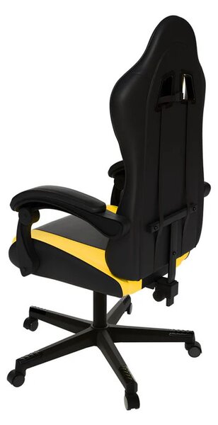 Kancelárska stolička HyperSeat - čierna/žltá
