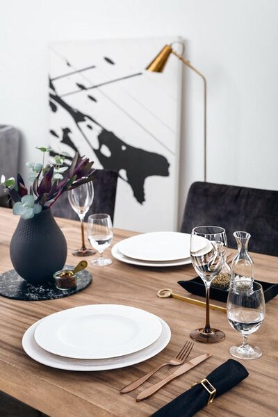 PLYTKÝ TANIER Manufacture Rock Blanc 27 cm Villeroy & Boch - Taniere