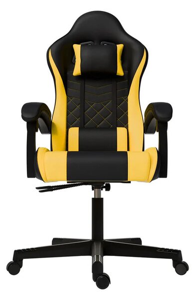 Kancelárska stolička HyperSeat - čierna/žltá