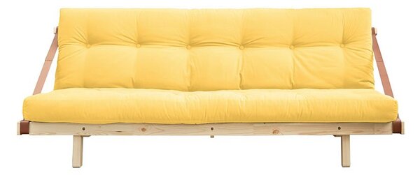 Žltá Variabilná pohovka Jump – Clear lacquered/Yellow 70 × 203 × 106 cm KARUP DESIGN