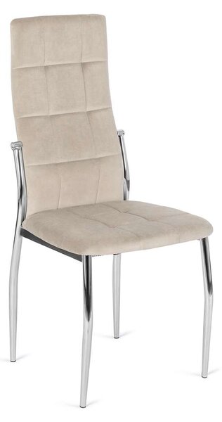 Jedálenská stolička Botak Velvet, béžová