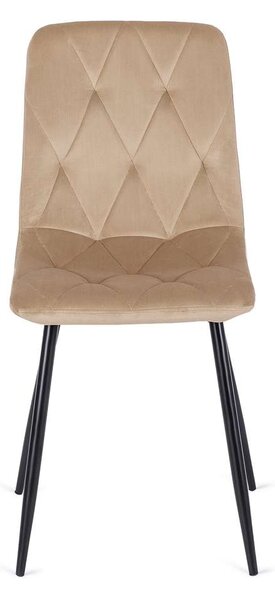 Jedálenská stolička Bemet Velvet, béžová