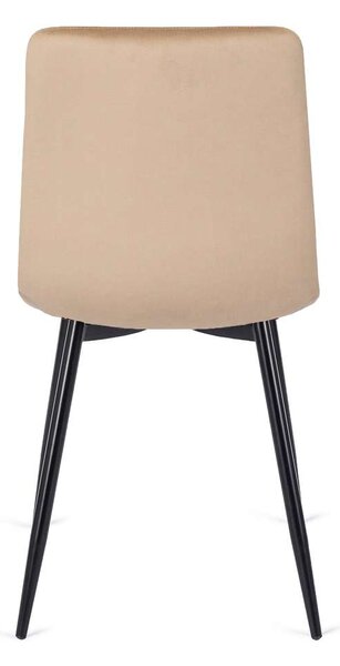 Jedálenská stolička Daron Velvet, béžová