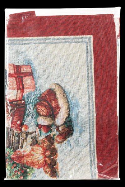 VIANOČNÝ GOBELÍNOVÝ BEHÚŇ NA STÔL XMAS 40X100 CM VZOROVANÁ