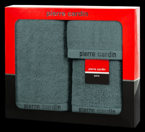 FROTÉ UTERÁK PIERRE CARDIN EVI SADA 30X50 CM, 50X90 CM, 70X140 CM TMAVOMÄTOVÁ