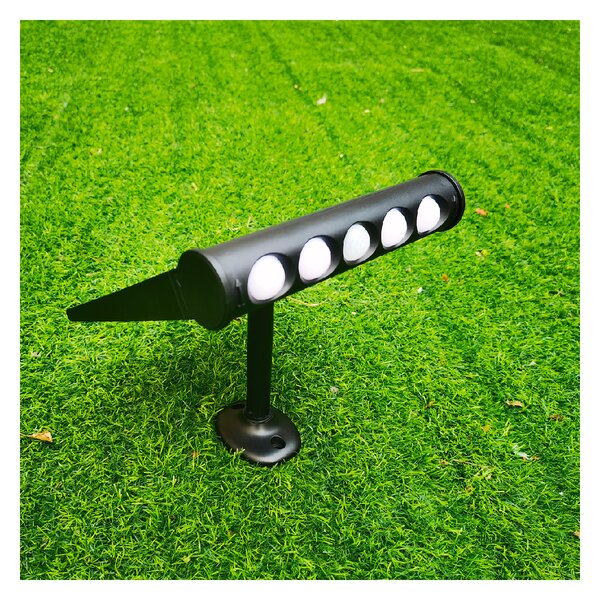 Exteriérové solárne LED svietidlo Talent, 4x LED 8w, čierna, pohybový senzor