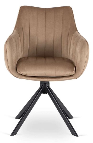 Jedálenská stolička Pinzo Velvet, béžová