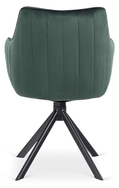 Jedálenská stolička Pinzo Velvet, zelená