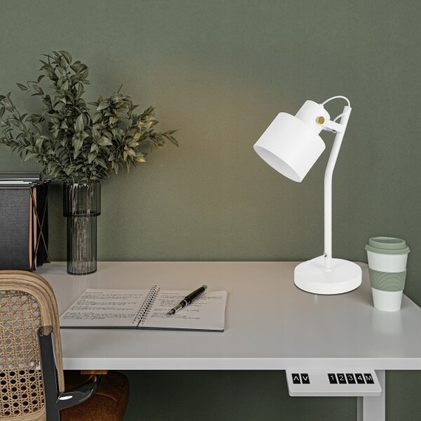 Stolná lampa 1xE27/40W/230V biela