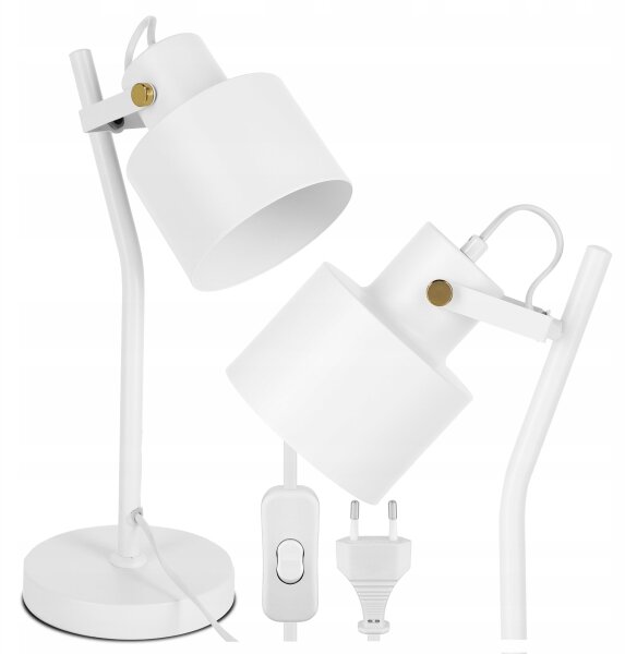 Stolná lampa 1xE27/40W/230V biela