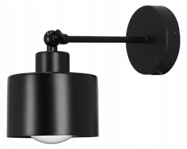 Nástenné svietidlo 1xE27/20W/230V čierne