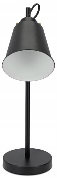 Stolná lampa 1xE27/40W/230V čierna