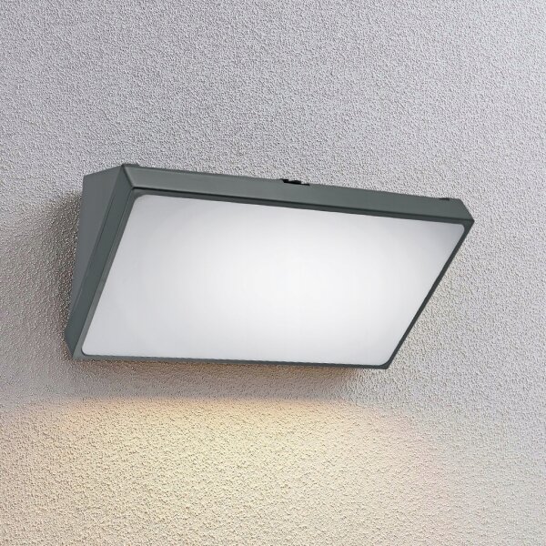 LED Vonkajšie nástenné svietidlo LED/20W/230V IP65 sivá