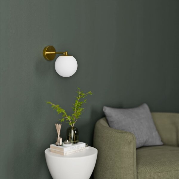 Nástenná lampa 1xG9/40W/230V zlatá/biela