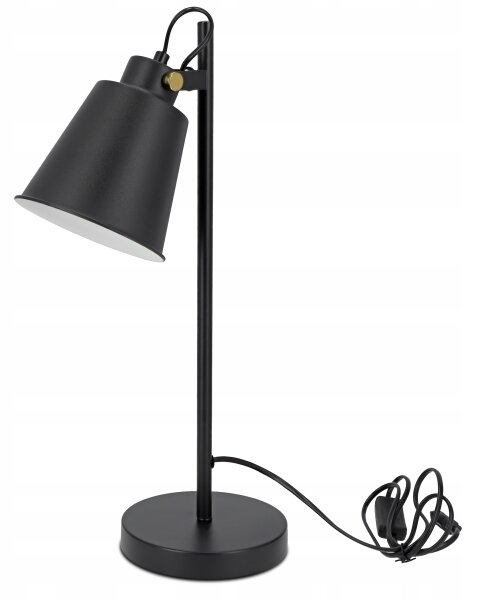 Stolná lampa 1xE27/40W/230V čierna