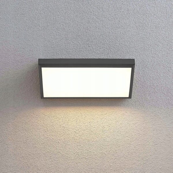 LED Vonkajšie nástenné svietidlo LED/20W/230V IP65 sivá