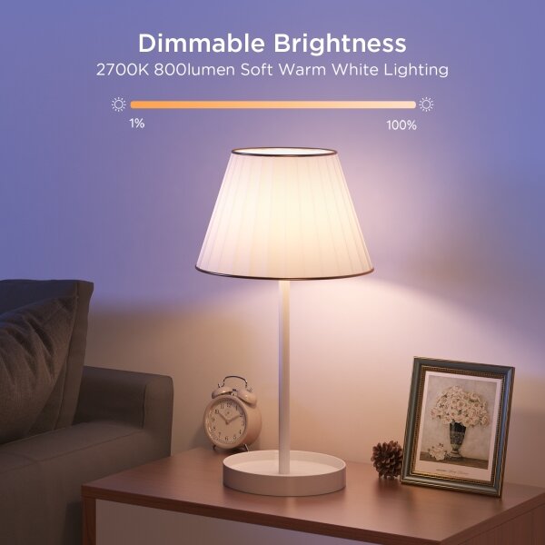 Govee -SADA 2x LED Stmievateľná žiarovka Smart MATTER E27/9W/230V 2700-6500K Wi-Fi