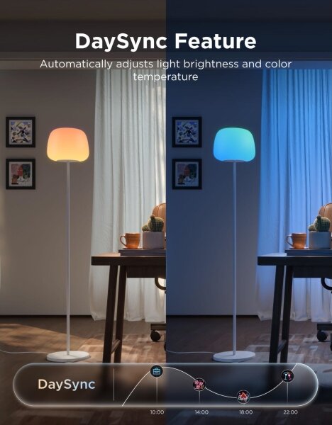 Govee - LED RGBICWW stmievateľná stojaca lampa LANTERN MATTER LED/24W/230V Wi-Fi 160 cm