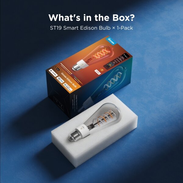Govee - LED RGBWW Stmievateľná žiarovka Smart MATTER ST64 E27/5W/230V 2700-6500K Wi-Fi