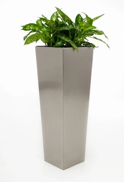 Kvetináč CLASSIC, nerez, výška 100 cm, leštený, outlet