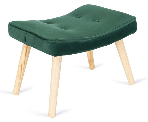 Kreslo Hatren Velvet, zelená