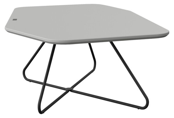 KONFERENČNÝ STOLÍK, čierna, svetlosivá, kov, kompozitné drevo, 95/71,2/35 cm Joop! - Stolíky do obývačky