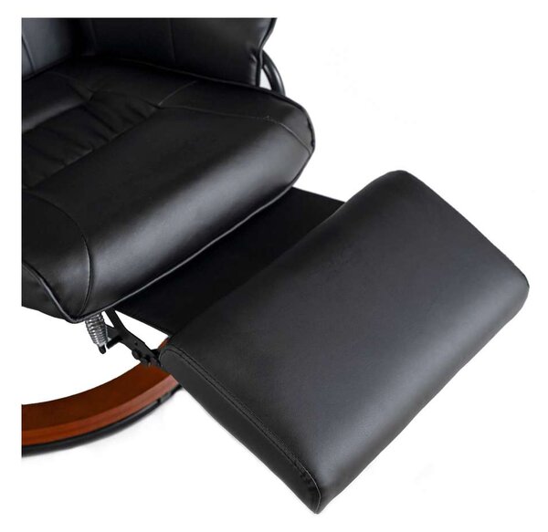 Masážne kreslo Bazas, čierna