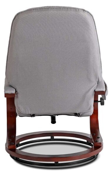 Masážne kreslo Lebeda, sivá