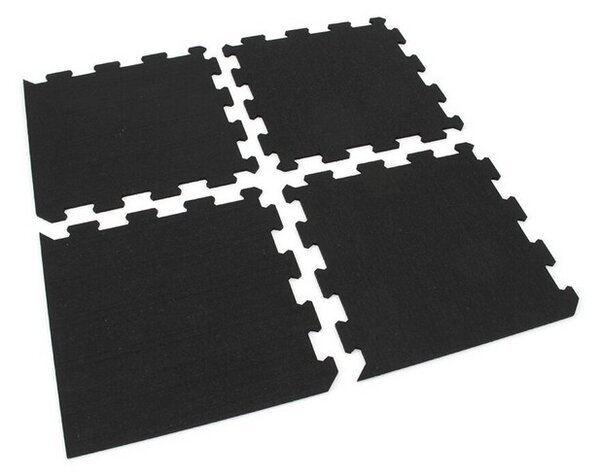 Dlažba FitFlo SF1050 95,6 x 95,6 x 1,6 cm - roh, čierna