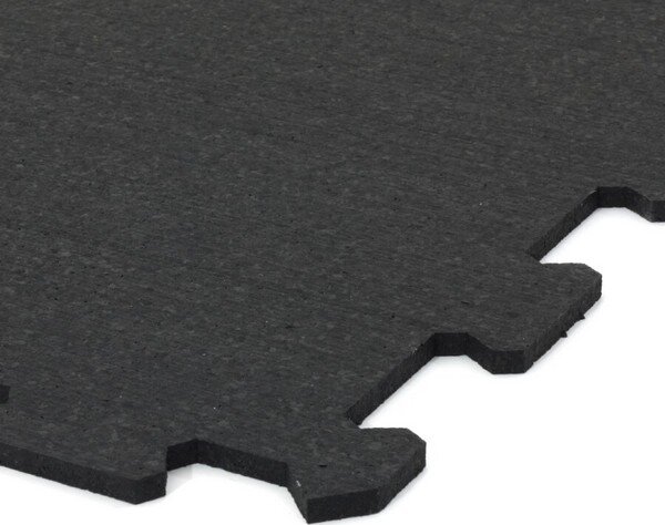 Dlažba FitFlo SF1050 95,6 x 95,6 x 1,6 cm - roh, čierna