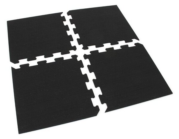 Dlažba FitFlo SF1050 95,6 x 95,6 x 1,6 cm - roh, čierna
