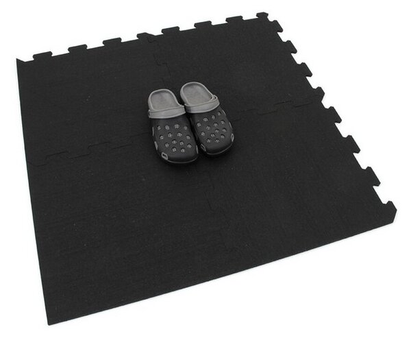 Dlažba FitFlo SF1050 95,6 x 95,6 x 1,6 cm - roh, čierna