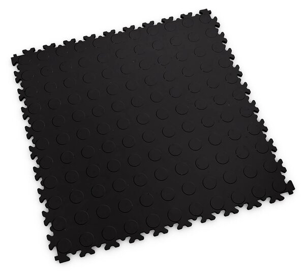 Dlažba Fortelock Industry ECO, vzor mince, čierna