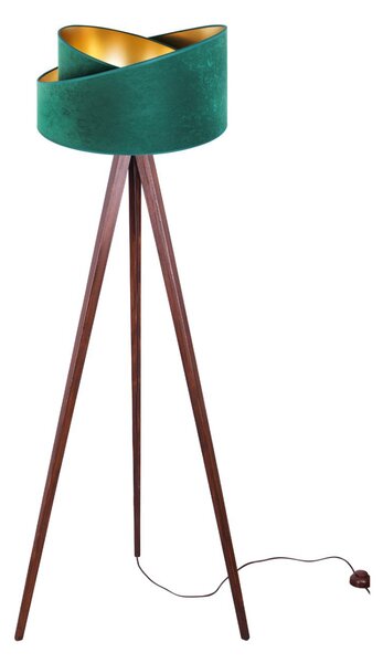 Stojacia lampa Mediolan, 1x textilné tienidlo (výber z 9 farieb), (výber zo 6 farieb konštrukcie)