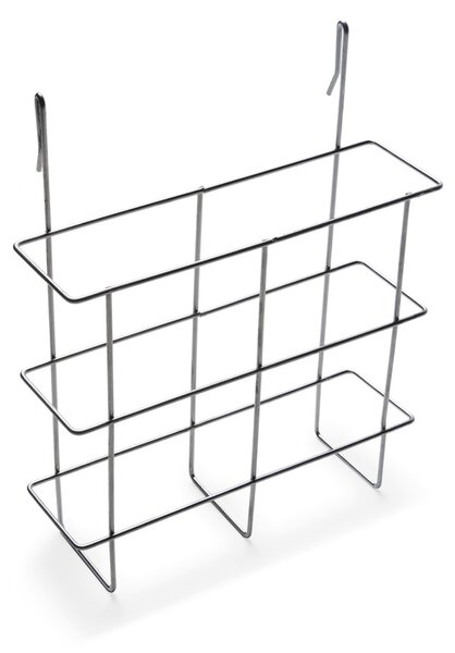 Drôtený košík na letáky pre reklamné áčka, formát A5, chróm