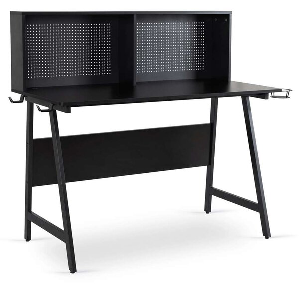PC stôl Pikara, čierna