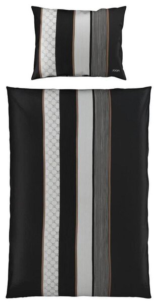 POSTEĽNÁ BIELIZEŇ, makosatén, čierna, biela, 140/200 cm Joop! - Obliečky & plachty