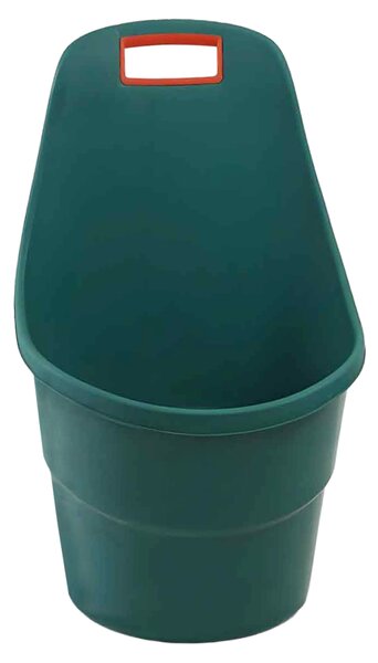 KONDELA Záhradný vozík, zelená/oranžová, plast, ZAFER