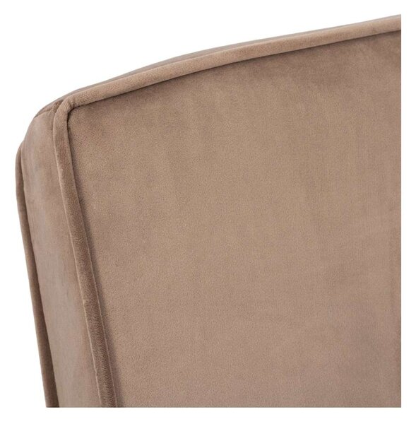 Rozkladacie kreslo Halsin Velvet, béžová