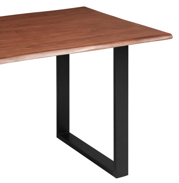 JEDÁLENSKÝ STÔL, akácia, čierna, farba vlašského orecha, 180/90/76 cm P & B - Online Only jedálne, Online Only