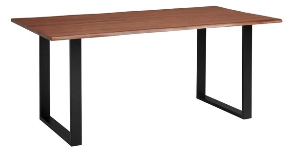 JEDÁLENSKÝ STÔL, akácia, čierna, farba vlašského orecha, 180/90/76 cm P & B - Online Only jedálne, Online Only