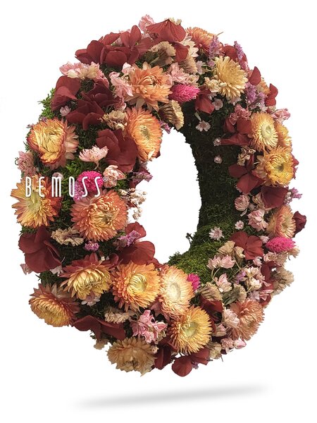 Machový veniec ASEMINI - Priemer 25cm