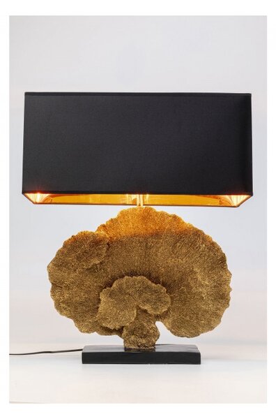 KARE DESIGN Stolná lampa Coral – zlatá 68,5 × 50,7 × 22,5 cm