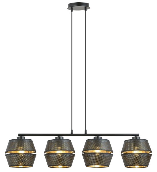 Emibig MALIA 4 | dizajnová závesná lampa Farba: Čierna
