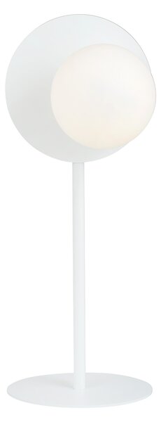 Emibig OSLO LN | Dizajnová biela stolná lampa Farba: Opálove sklo