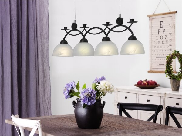Cottex T454 - Luster na lanku FLORENS 4xE14/40W/230V